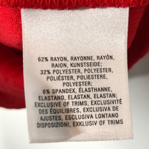 ANTHROPOLOGIE Postmark Poppy Red Texture Tank  Size XS NWT - Picture 5 of 7